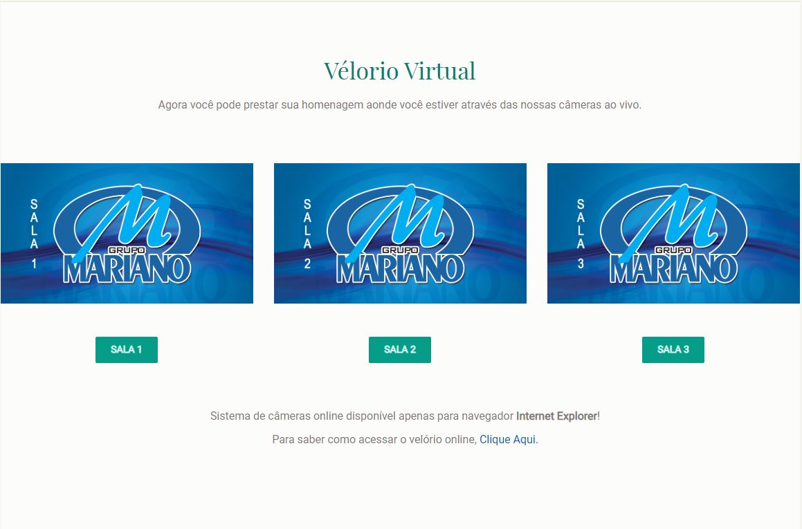 Funerárias - Como Acessar Velório Virtual